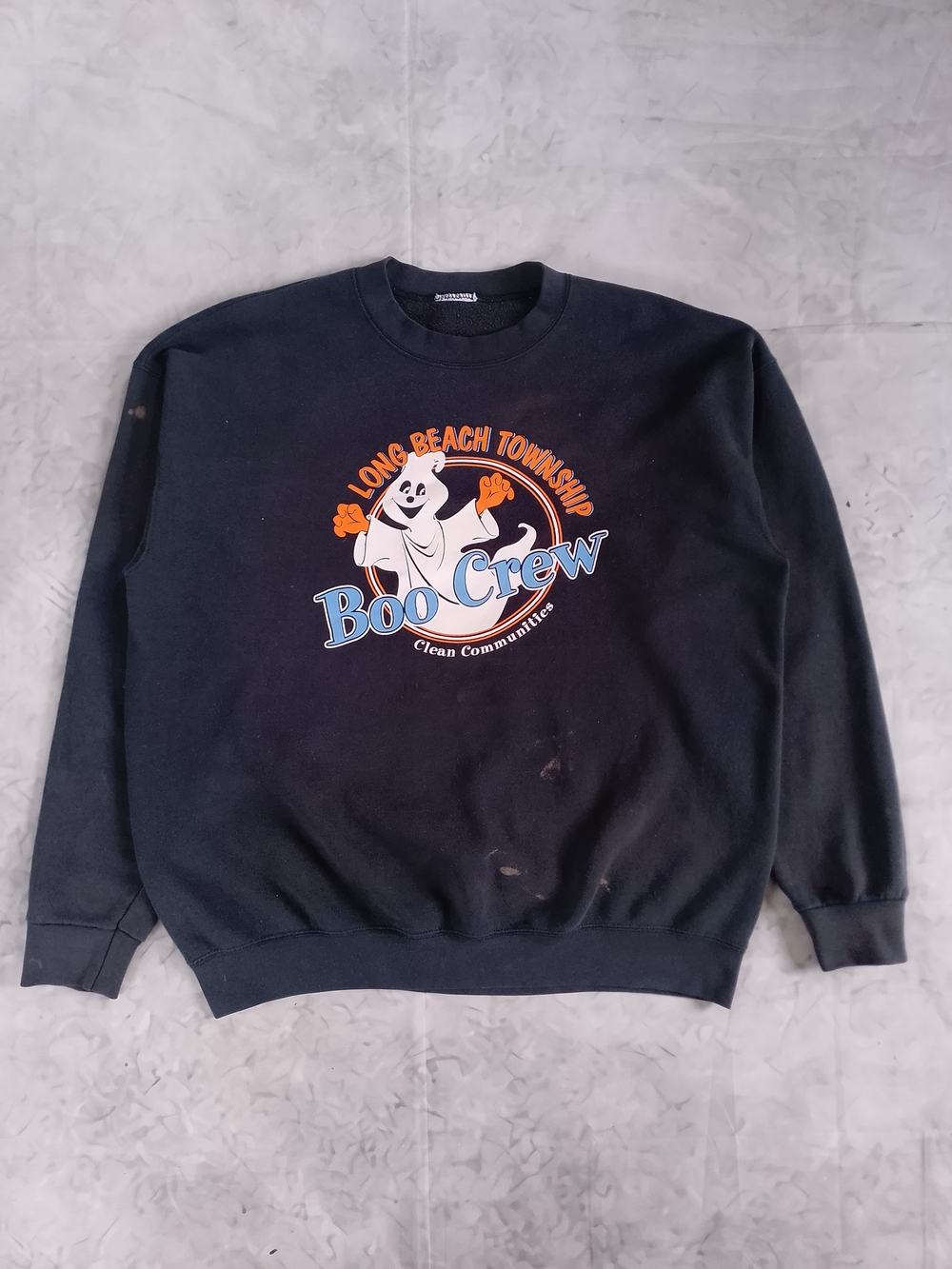 Vintage 90s LONG BEACH Boo Crew Graphic Sweatshirt UNISEX